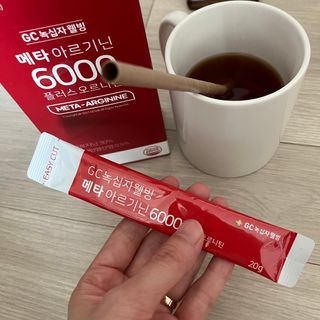 메타아르기닌 GC녹십자웰빙 메타 아르기닌 6000 플러스 오르니틴 — 4.5점을 준 리뷰어가 2022년 6월 올린 사용 사진