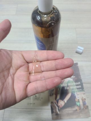 와프랩 운동하는 여성을 위한 더블유 미세먼지 세정 천연유래 약산성 바디워시 — 5점을 준 리뷰어가 2022년 3월 올린 사용 사진