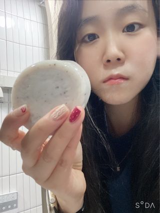 리더스코스메틱 리더스 밀크 밸런싱  마스크  솝 — 4점을 준 리뷰어가 2021년 12월 올린 사용 사진