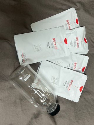 클린24시간 1BOX(5포) + 전용보틀(500ml) — 5점을 준 리뷰어가 2023년 3월 올린 사용 사진