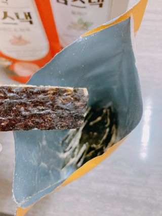더빈트 와삭바삭 김스낵 — 3.5점을 준 리뷰어가 2023년 1월 올린 사용 사진