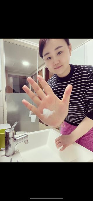 지지지 클린 퍼펙트 클렌징폼 120g — 5점을 준 리뷰어가 2022년 3월 올린 사용 사진