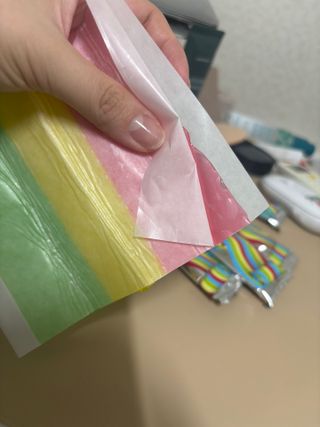 (주) 피치코리아 레인보우 롤팝젤리 후르츠믹스x10개입 — 4점을 준 리뷰어가 2023년 11월 올린 사용 사진