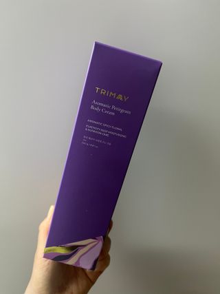 트리마이 주름개선 기능성의 퍼퓸 바디케어, 힐링 베리어 바디크림 3종 택1 — 5점을 준 리뷰어가 2022년 10월 올린 사용 사진