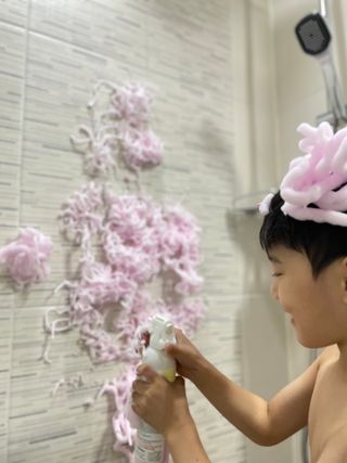 주식회사 권브라더스 [권브라더스] 목욕놀이 필수템, 핑키공주 유아버블클렌저 300ml 대용량 몽글몽글 구름 속 딸기향 — 5점을 준 리뷰어가 2022년 3월 올린 사용 사진