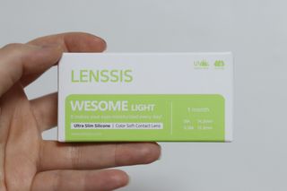 렌시스 LENSSIS [ 렌시스 ] 브라운 써클링의 영롱한 색감 ＃위썸초코 1개월용 ｜ 2직경 중 택1 ｜ — 4.5점을 준 리뷰어가 2021년 5월 올린 사용 사진