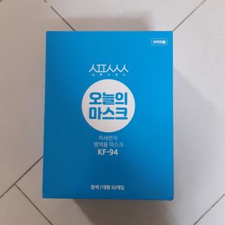[심폐소생소] KF94 오늘의 마스크 대형 — 4점을 준 리뷰어가 2022년 1월 올린 사용 사진