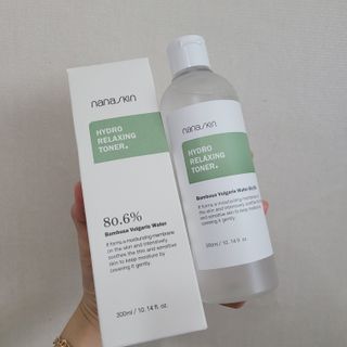 나나스킨 하이드로릴렉싱토너 — 5점을 준 리뷰어가 2021년 6월 올린 사용 사진