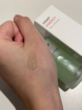 엔디어고 햄프에너지 스킨케어 2종 — 4점을 준 리뷰어가 2022년 10월 올린 사용 사진