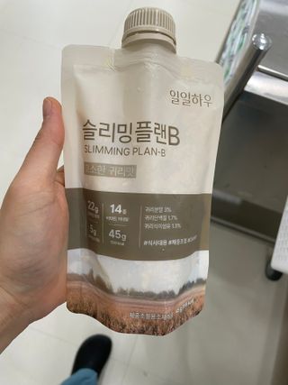 일일하우 슬리밍 플랜B 고소한 귀리맛, 진한 카카오맛 (체중조절식) — 5점을 준 리뷰어가 2023년 7월 올린 사용 사진