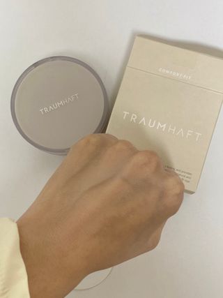 [트라움하프트] 컴포트 핏 쿠션 — 4점을 준 리뷰어가 2022년 10월 올린 사용 사진