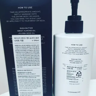 에일리언오더즈 센티드 핸드&바디 로션 290ml (3종 택1) — 5점을 준 리뷰어가 2023년 8월 올린 사용 사진