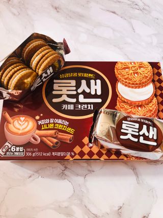 롯데제과 롯샌 카페크런치 — 5점을 준 리뷰어가 2021년 10월 올린 사용 사진