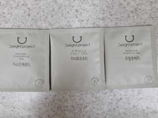 딜라이트 프로젝트 블렌딩티 우엉호박티, 히비후르츠티, 쟈스민캐모티 — 5점을 준 리뷰어가 2021년 7월 올린 사용 사진
