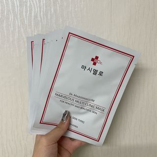 닥터마시멜로 마블러스 멀티 클리닉 마스크 — 5점을 준 리뷰어가 2021년 2월 올린 사용 사진