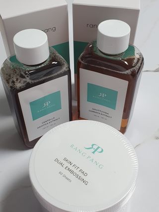 랑팡 병풀추출물150ml+어성초추출물150ml+스킨빅패드60매 — 5점을 준 리뷰어가 2021년 10월 올린 사용 사진