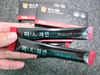 새롬바이오 리생 [미쾌변] 차전자피 식이섬유 건강기능식품 3팩 — 5점을 준 리뷰어가 2021년 6월 올린 사용 사진