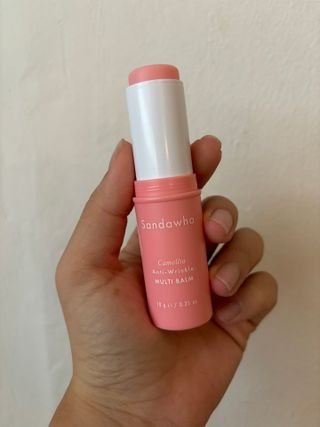 스킨큐어 산다화 카멜리아 안티 링클 멀티밤 — 4.5점을 준 리뷰어가 2023년 11월 올린 사용 사진