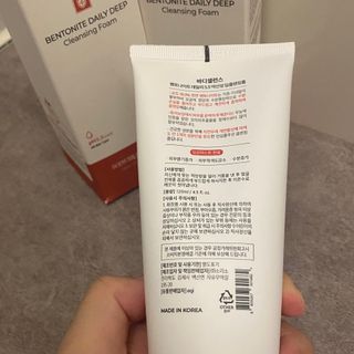 바디셀런스 벤토나이트 데일리 약산성 딥클렌징폼 120ml — 5점을 준 리뷰어가 2022년 1월 올린 사용 사진
