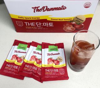 제이제이바이오 더단마토 프리미엄주스 100ml 30팩입 - 무설탕 스테비아 토마토즙 — 4.5점을 준 리뷰어가 2021년 11월 올린 사용 사진