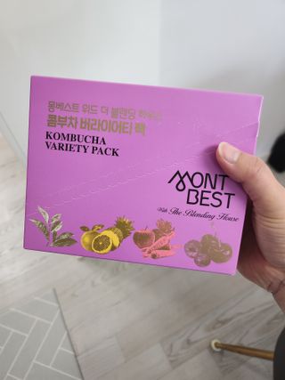 몽베스트 위드더 블랜딩 하우스 콤부차 _ 버라이어티팩 — 5점을 준 리뷰어가 2023년 6월 올린 사용 사진