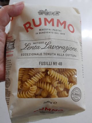 이탈리안 프리미엄 파스타 룸모 Rummo 파스타 2종 + 바질 페스토 + 블랙 트러플 페이스트 — 5점을 준 리뷰어가 2021년 7월 올린 사용 사진