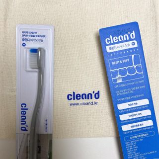 주식회사 클린디 [클린디] 파우치에 쏙 넣어 밖에서도 치아건강🦷 챙기기 [맞춤 칫솔 + 치약  + 파우치 구성] — 5점을 준 리뷰어가 2021년 12월 올린 사용 사진
