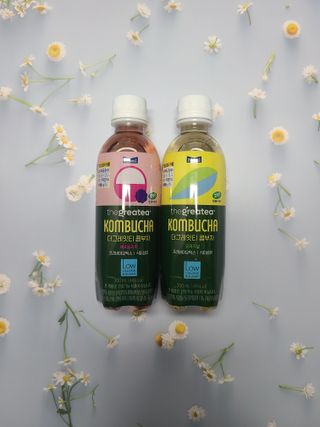 더그레잇티 콤부차 [매일유업] 더그레잇티 44kcal 콤부차 300ml *12개입 (오리지널 6개+베리리치 6개) — 5점을 준 리뷰어가 2023년 7월 올린 사용 사진
