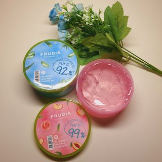 [후르디아] 피부갈증해소- 알로에+복숭아 수딩젤 2set — 5점을 준 리뷰어가 2021년 7월 올린 사용 사진