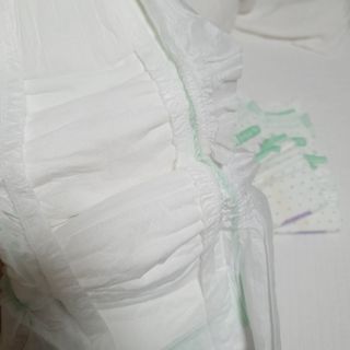 오브맘 밤 프리미엄 아기 기저귀 팬티형 밴드형 — 4.5점을 준 리뷰어가 2021년 1월 올린 사용 사진