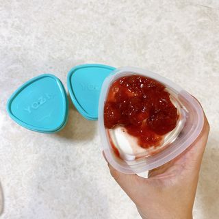 요즘 콩포트 그릭요거트 3종 세트 — 5점을 준 리뷰어가 2021년 1월 올린 사용 사진
