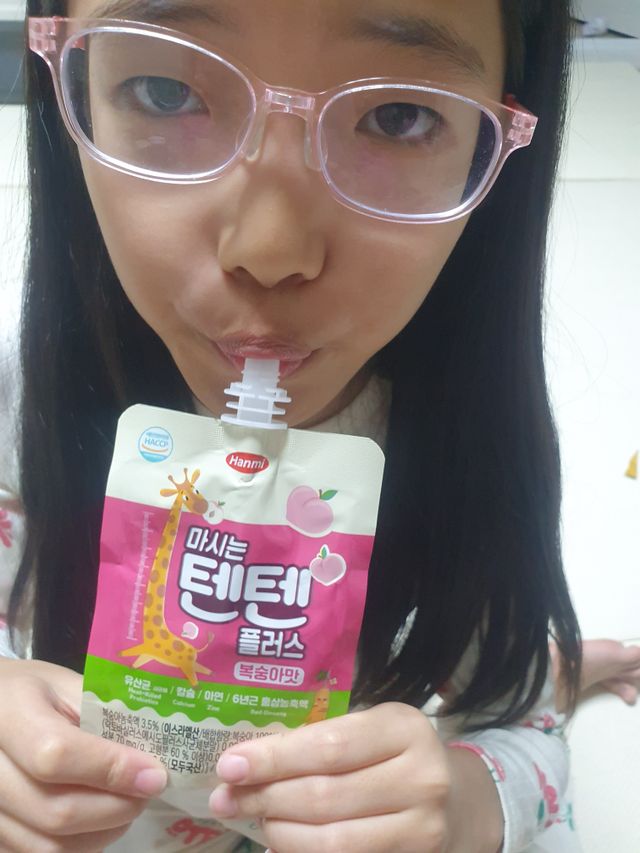 나우캠페인용 [한미사이언스] 우리 아이 튼튼, 엄마 마음 든든! 마시는텐텐 플러스 (100ml*10입) 리뷰 사진