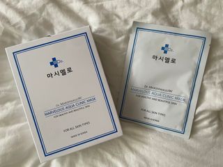 닥터마시멜로 닥터마스멜로 마블러스 아쿠아 클리닉 마스크 — 5점을 준 리뷰어가 2021년 7월 올린 사용 사진