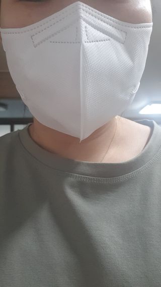 [푸름웰니스] KF94 비움 마스크 - 화이트 — 4점을 준 리뷰어가 2021년 3월 올린 사용 사진