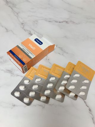 뉴트리션팩토리 비타프렙 바이탈디 비타민D 500mg — 4.5점을 준 리뷰어가 2021년 8월 올린 사용 사진