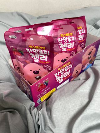 [팔도] 잔망루피젤리 믹스베리맛 42g 8개 — 4점을 준 리뷰어가 2022년 1월 올린 사용 사진