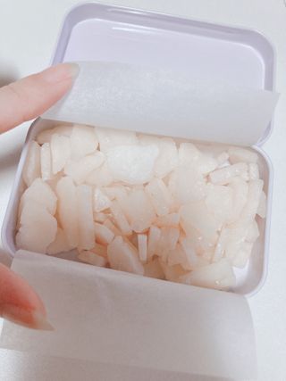 [아이스칩스] 무설탕 비건 자일리톨 캔디 7종 2개기준 — 4점을 준 리뷰어가 2021년 6월 올린 사용 사진
