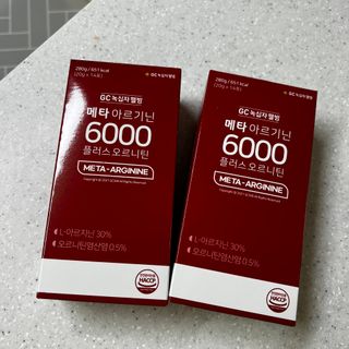 메타아르기닌 GC녹십자웰빙 메타 아르기닌 6000 플러스 오르니틴 — 5점을 준 리뷰어가 2022년 5월 올린 사용 사진