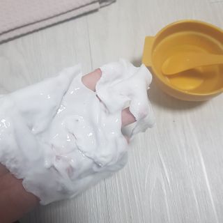 메디필 레드 락토 콜라겐 모델링 팩 — 5점을 준 리뷰어가 2021년 3월 올린 사용 사진