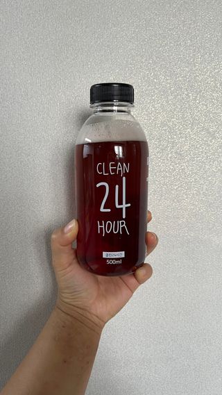 클린24시간 1BOX(5포) + 전용보틀(500ml) — 5점을 준 리뷰어가 2022년 9월 올린 사용 사진