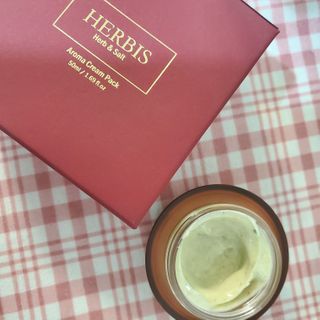 약손명가코스메틱 헤르비스 아로마 크림팩 50ml — 4점을 준 리뷰어가 2021년 2월 올린 사용 사진