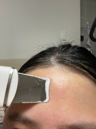 디하우트 랩 4 in 1 갈바닉 아쿠아 워터 필링기 스킨스크러버 — 5점을 준 리뷰어가 2021년 11월 올린 사용 사진