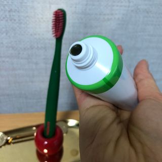 프리마인 유해균 뿐만 아니라 유익균까지 씻어내는 치약은 그만, 건강한 구강환경을 만드는 덴탈엔오 — 5점을 준 리뷰어가 2022년 1월 올린 사용 사진