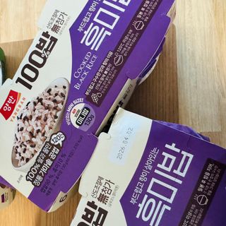 [구매평]양반 동원 양반 100밥 흑미밥, 130g, 12개 — 5점을 준 리뷰어가 2025년 4월 올린 사용 사진