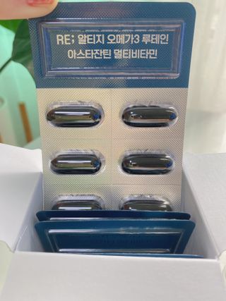 지바이오렉스 RE;알티지오메가3 루테인아스타잔틴 멀티비타민 — 5점을 준 리뷰어가 2022년 10월 올린 사용 사진