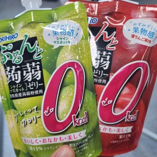 ORIHIRO 오리히로 곤약젤리 제로칼로리 130g 4종 4팩(맛별로 1팩씩) — 5점을 준 리뷰어가 2023년 3월 올린 사용 사진
