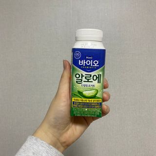 LIVE 매일바이오 알로에 드링킹 요거트 — 5점을 준 리뷰어가 2022년 4월 올린 사용 사진