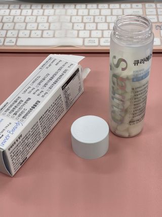 [큐라에스] 뮤신콜라겐 더마3 76.8(1개월분) — 5점을 준 리뷰어가 2023년 12월 올린 사용 사진