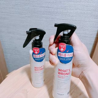 [후르디아] 등드름 잡는 바디 미스트 2개 세트 — 5점을 준 리뷰어가 2021년 5월 올린 사용 사진