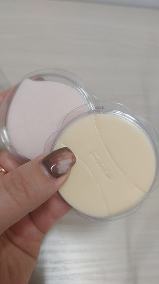 젤리팜 마이크로셀 실리콘퍼프 피치,오렌지 — 5점을 준 리뷰어가 2021년 10월 올린 사용 사진